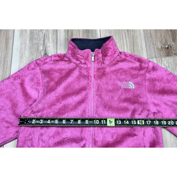 The North Face Full Zip Fuzzy Fleece Pink Jacket - Women Size Medium - Picture 16 of 16